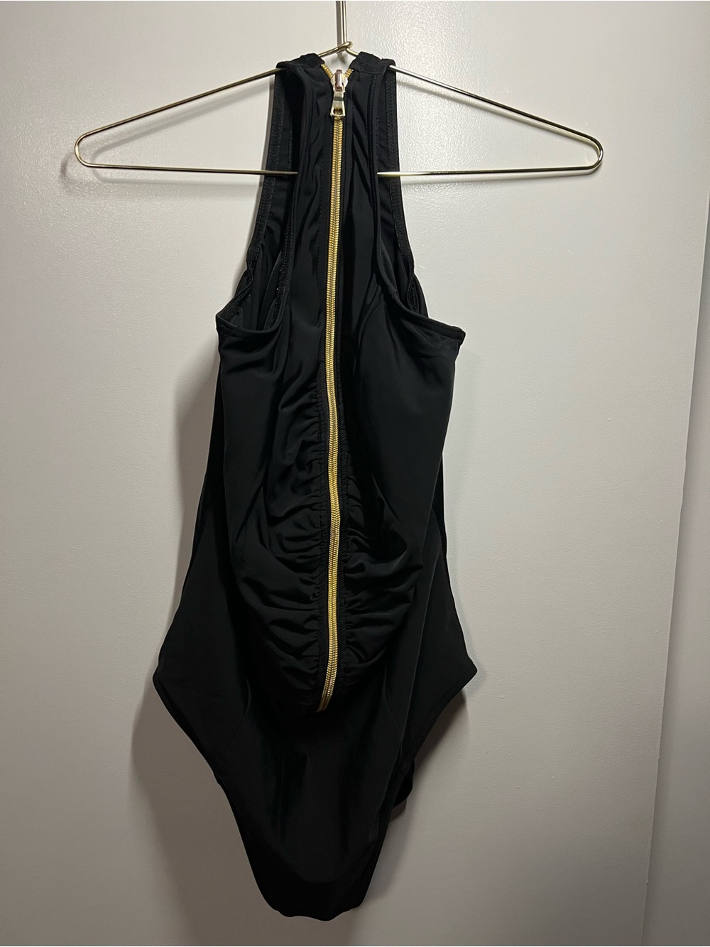 Miraclesuit Black One-Piece Swimsuit with Gold Accent Zipper - Sexy & Snatched - Picture 4 of 6